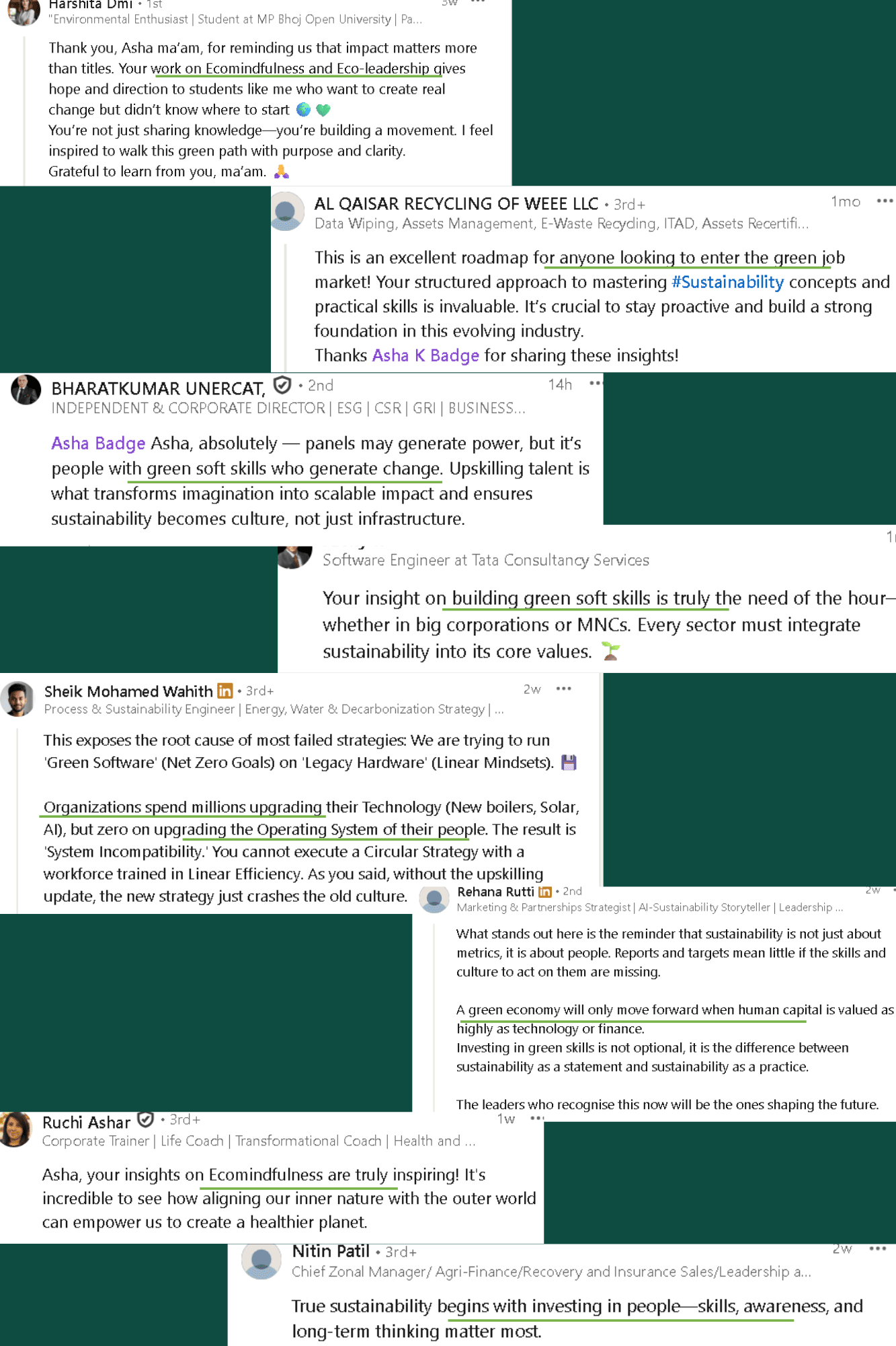 Green Skill Success Stories